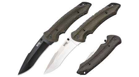 купите Нож складной SOG Kiku Folder Large Satin и Black TiNi / KU1011 - KU1012 в Нижнем Новгороде