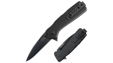 купите Полуавтоматический складной нож SOG Twitch XL Black TiNi / TWI21 в Нижнем Новгороде