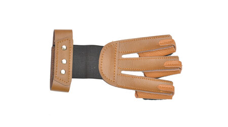 купите Перчатка кожаная JX502 коричневая для стрельбы из лука в Нижнем Новгороде