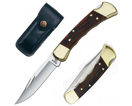 Купите складной нож Buck 110 Folding Hunter с выемками под пальцы 420HC 0110BRSFG в Нижнем Новгороде в нашем интернет-магазине