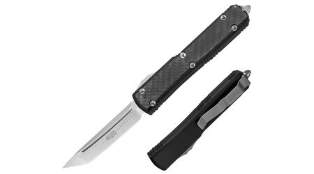 купите Автоматический выкидной нож Microtech Ultratech Tanto Contoured Chassis Carbon Fiber / 123-4CF в Нижнем Новгороде