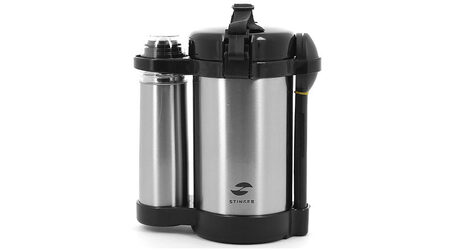 купите Термос суповой 1,5 л на 3 контейнера и мини-термос на 250 мл Stinger HY-LB408-1 в Нижнем Новгороде