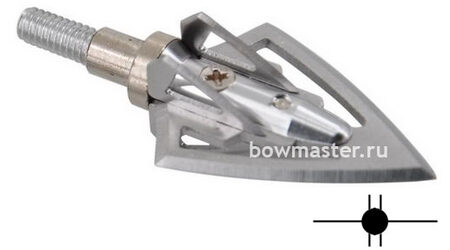 купите Наконечники охотничьи TP235 фиксированные, 100 гран, 6 лезвий (3 шт.) в Нижнем Новгороде