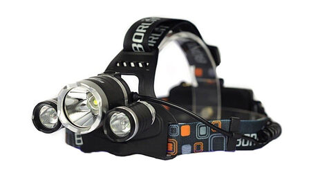 купите Светодиодный налобный фонарь Boruit HL-6633 (Cree XML T6 + 2 Q5) 1800 люмен в Нижнем Новгороде