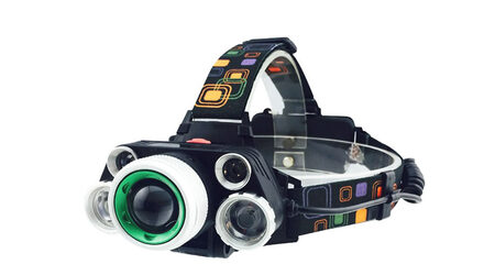 купите Светодиодный налобный фонарь UltraFire HL-8220-5 (Cree XML T6 + 4 XPE) 2300 люмен в Нижнем Новгороде