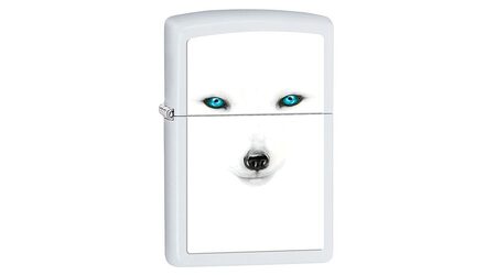 купите Зажигалка Zippo 28272 BS Artic Fox White Matte (белая матовая, фото песца с голубыми глазами) в Нижнем Новгороде
